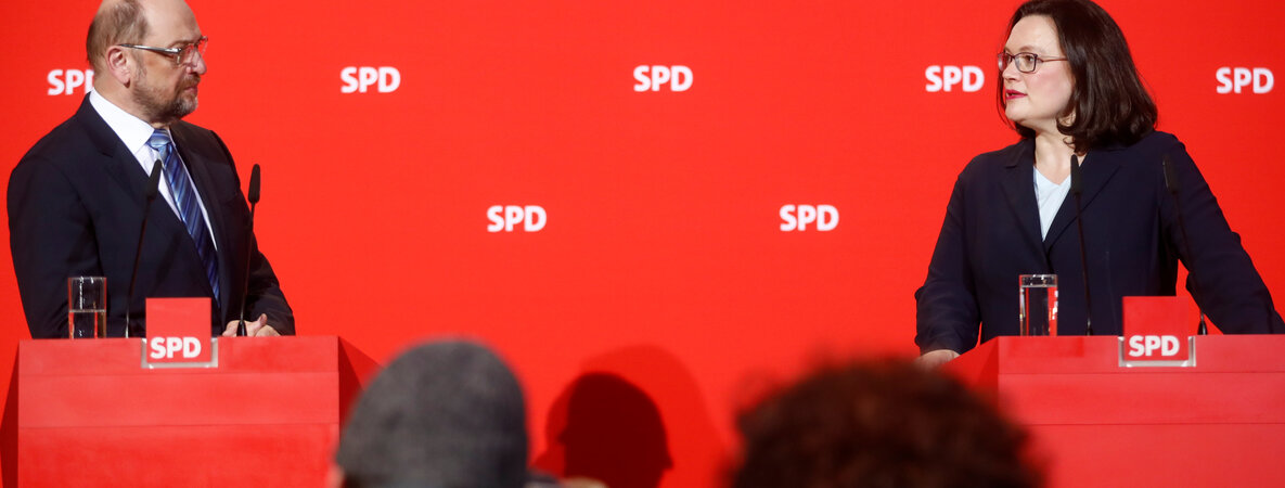 Martin Schulz und Andrea Nahles