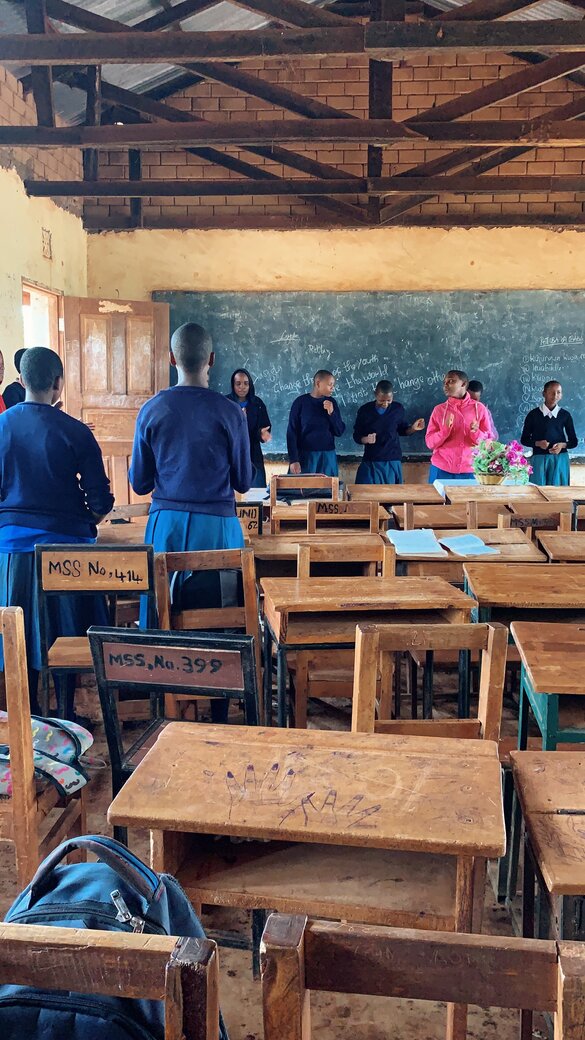 Schüler in Tansania