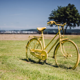 Gelbe Fahrräder